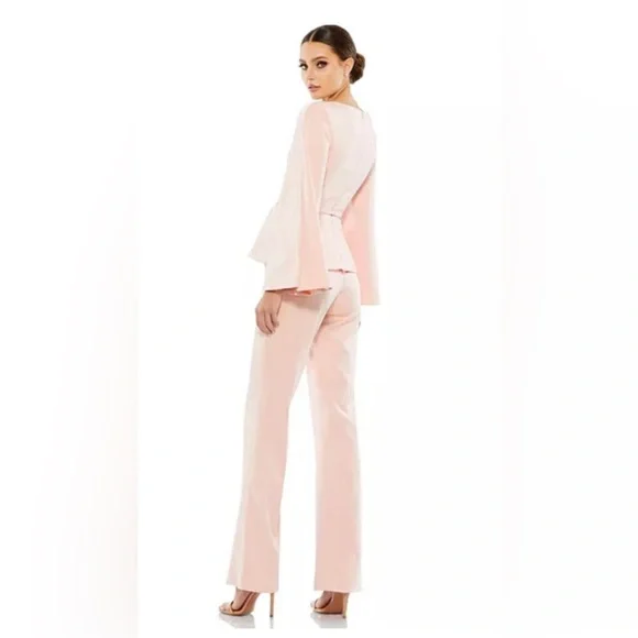 Ieena by Mac Duggal Long Sleeve Pant Suit - Picture 2 of 8